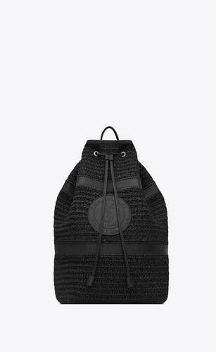 RIVE GAUCHE SLING BAG IN RAFFIA 